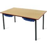 MT Popular CB Student TRAY Tables - Storage System