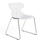 Mariquita Skid-Base Multipurpose Chairs - White