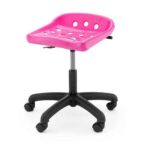 Pepperpot Backless Swivel Height Adjustable Stools