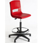 Postura drafting stool with back