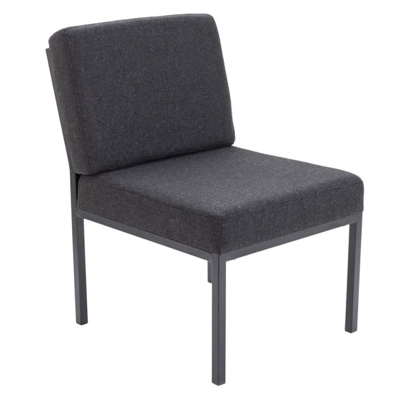 Rubic Reception Unit - Seating in Black or Blue Upholstery