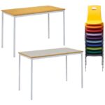 Secondary School Desks and Chairs - Package