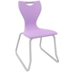 Floor Protecting Classroom Chairs for Adults - Lilac
