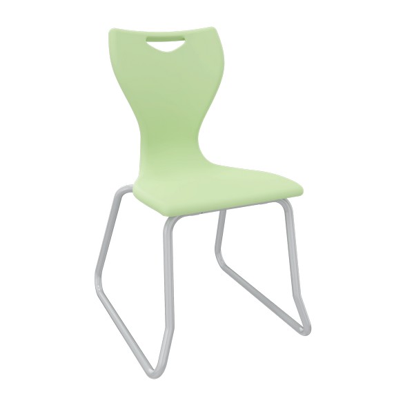 EN Classic Skid Base Chairs - Apple Orchard