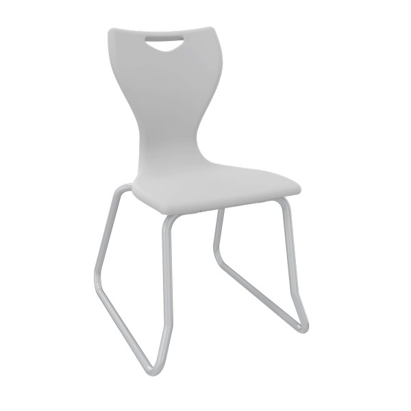 EN Classic Skid Base Chairs - Grey