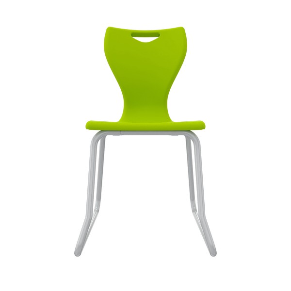 EN Classic Skid Base Chairs - Green