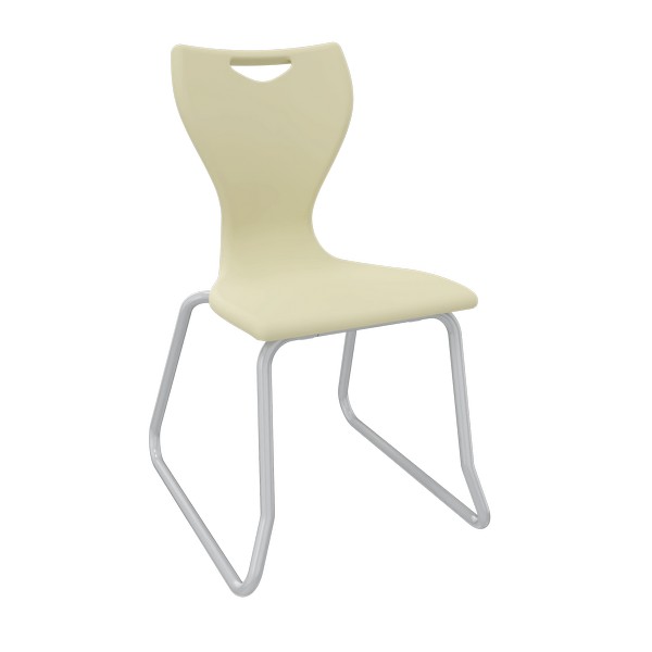 EN Classic Skid Base Chairs - Oatmeal