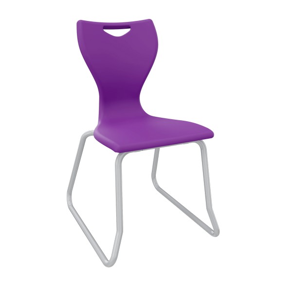 EN Classic Skid Base Chairs - Purple