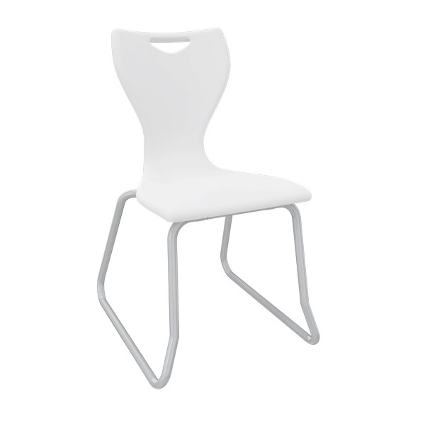 EN Classic Skid Base Chairs - White