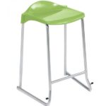 WSM Skid Base Classroom / Lab Stools in Tangy Green