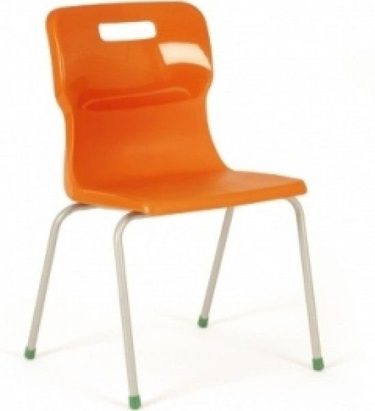 Titan 4 Leg Classroom Chairs for All Age Groups - orange