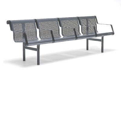 Toro Heavy Duty Steel Indoor & Outdoor Public Area Seating - See Colours