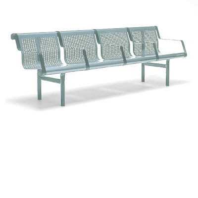 Toro Heavy Duty Steel Indoor & Outdoor Public Area Seating - See Colours - Image 3