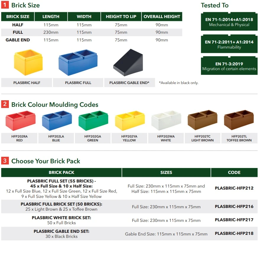 Plasbric - Building Blocks for School Nursery Children to Build & Play - Image 3